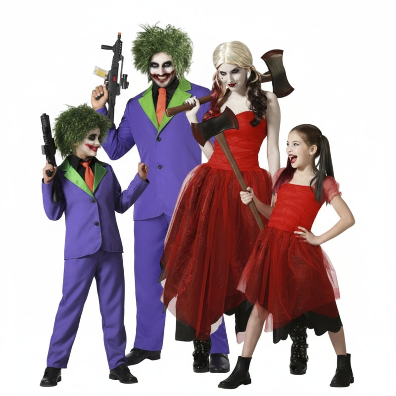 Grupo de Vilões Joker e Harley Quinn