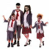 Grupo de Meninos de Escola Sangrentos