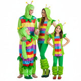 Grupo de Minhocas Multicoloridas