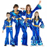 Grupo de Disco azul do Abba