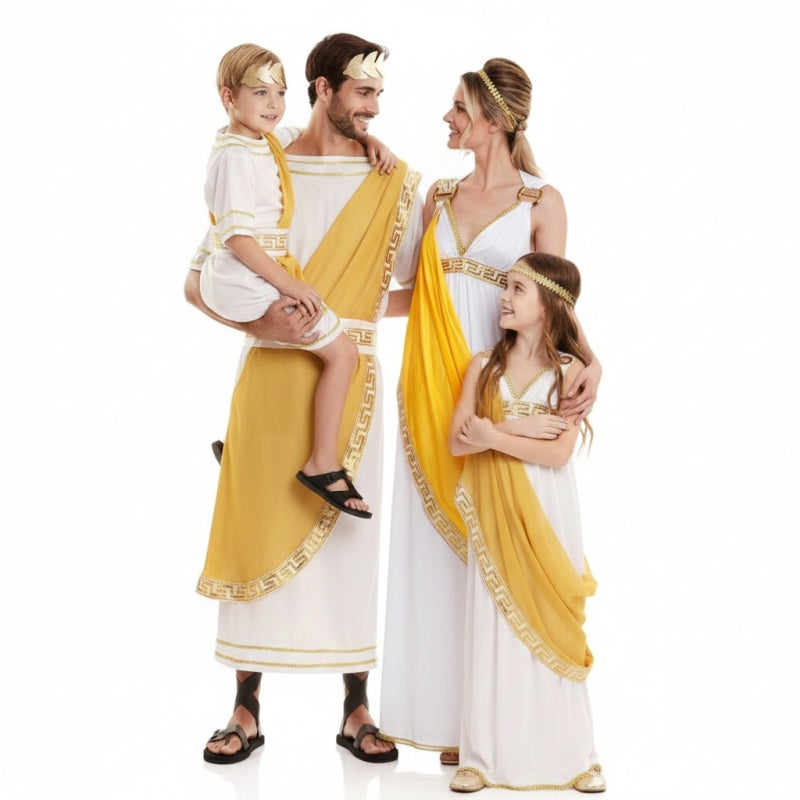 Grupo de Imperadores romanos em cor dourada