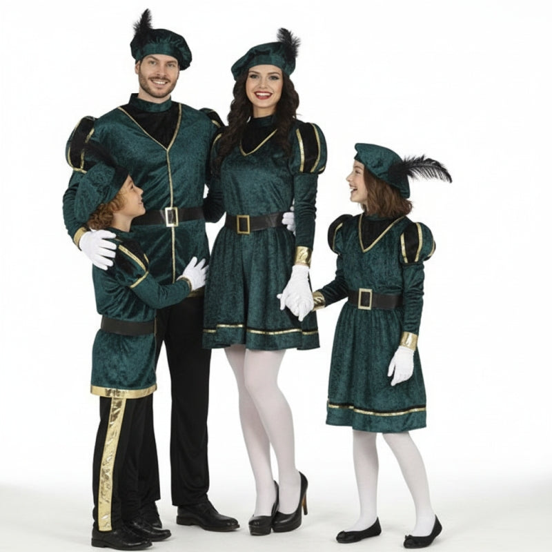 Grupo de Pagens verdes dos Reis Magos