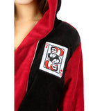 Bata de Harley Quinn para adulto Detalle