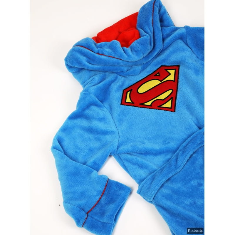 Bata de Superman para niños Detalle
