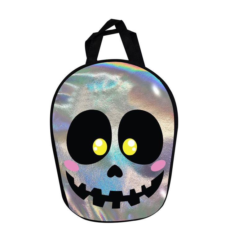 Bolsa Calavera Metalizada Bis