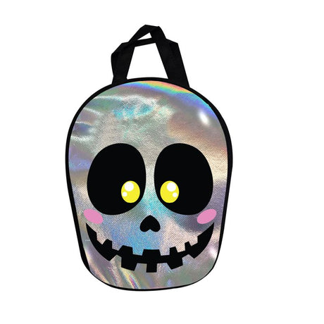 Bolsa Calavera Metalizada Bis
