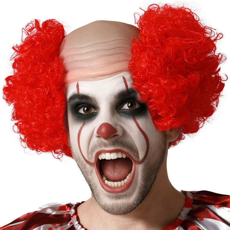 Calva Payaso con pelo rojo