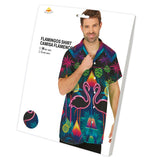 Camisa Flamencos Neon para hombre Packaging