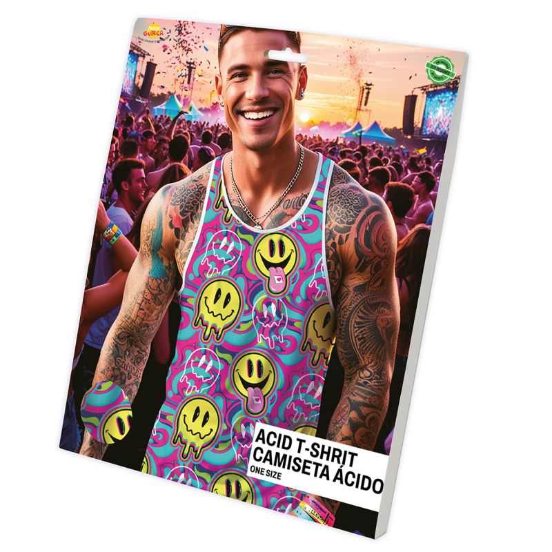Camiseta Tirantes Acid para hombre Packaging