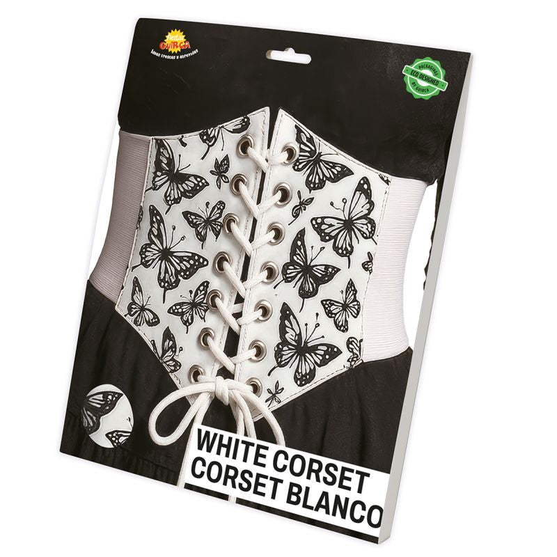 Corset blanco adulta Packaging