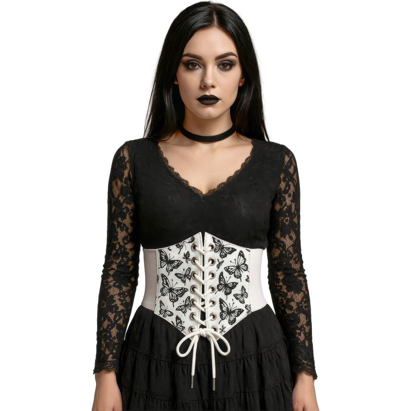 Corset blanco adulta