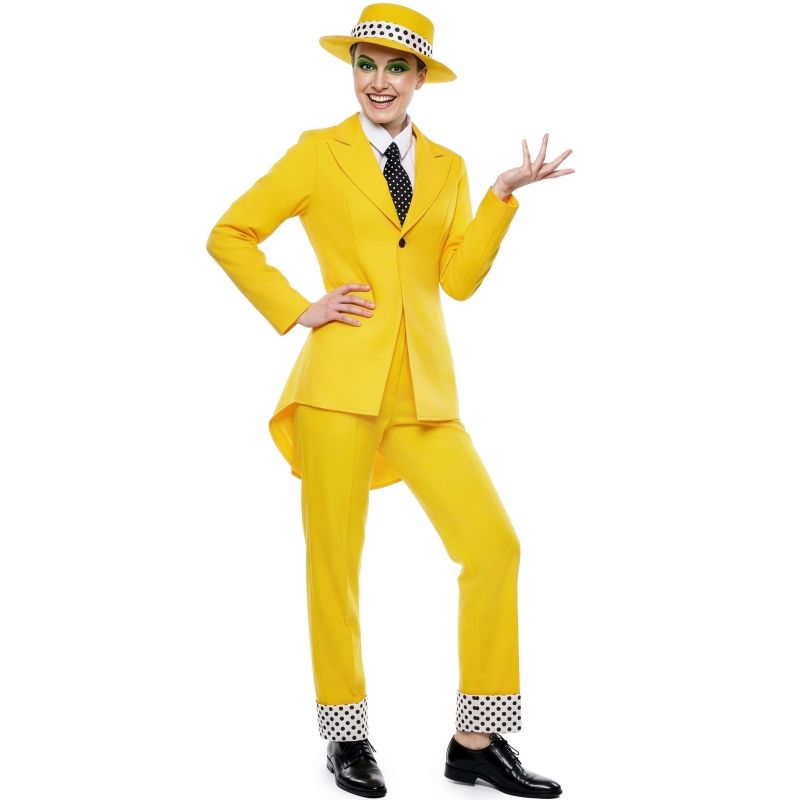 Disfraz de La Máscara - Jim Carrey amarillo para mujer