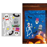 Decoración Gel Esqueletos Halloween