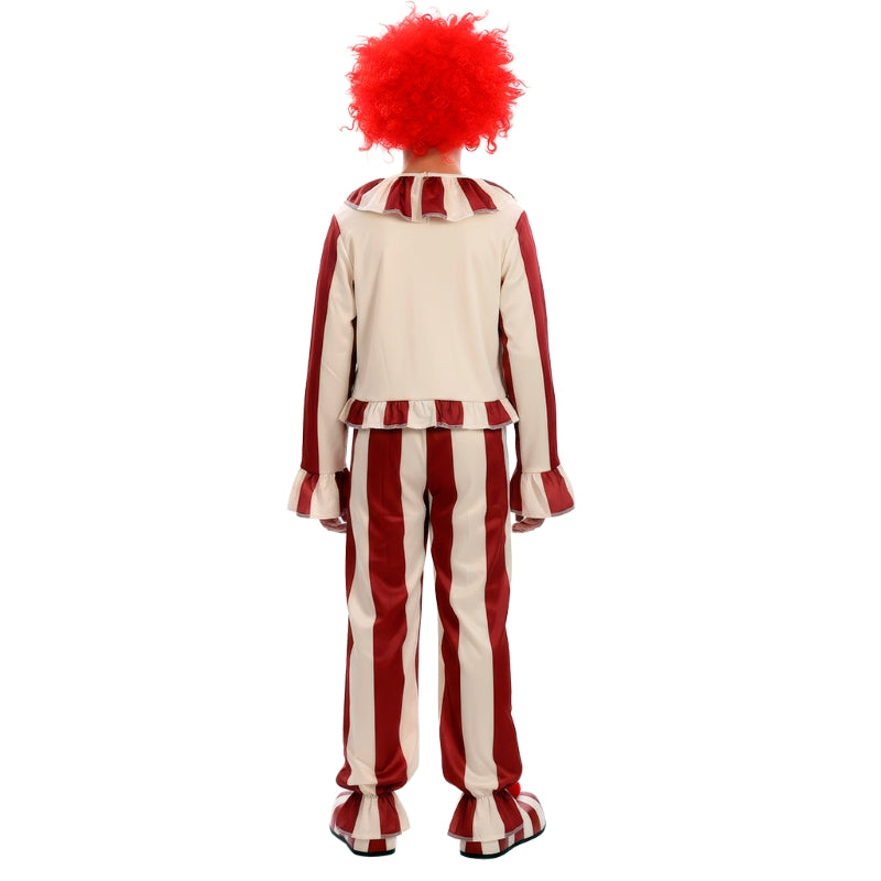 Disfraz de Payaso Asesino del Maizal para niño Espalda