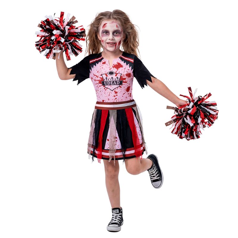 Disfraz de Animadora Zombie Infectada para niña