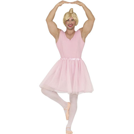 Disfraz de Bailarina Ballet con Tutú para hombre