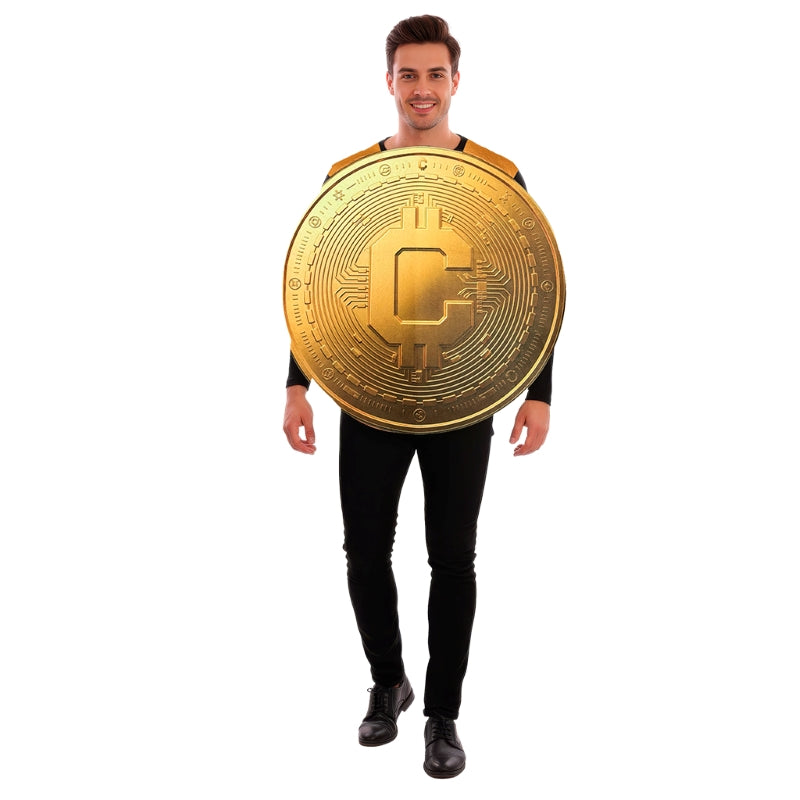 Disfraz de Bitcoin adulto unisex