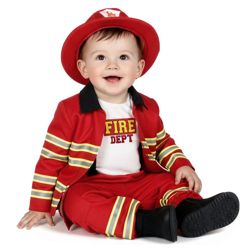 Disfraz de Bombero Emergencias para bebé