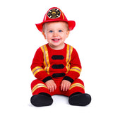 Disfraz de Bombero Rojo Clásico para bebé