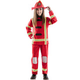 Disfraz de Bombero Rojo Clásico infantil Niña