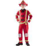 Disfraz de Bombero Rojo Clásico infantil 