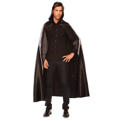 Disfraz de Capa con Capucha negra clásica adulto unisex