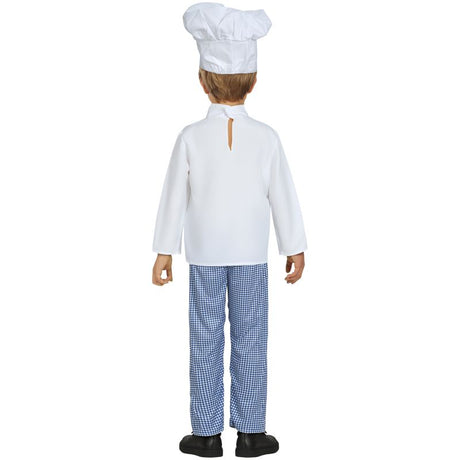 Disfraz de Chef Francés para niño Espalda