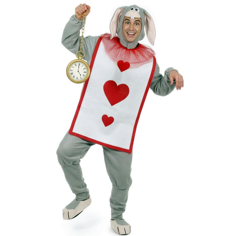 Disfraz de Conejo Gris de Alicia para hombre
