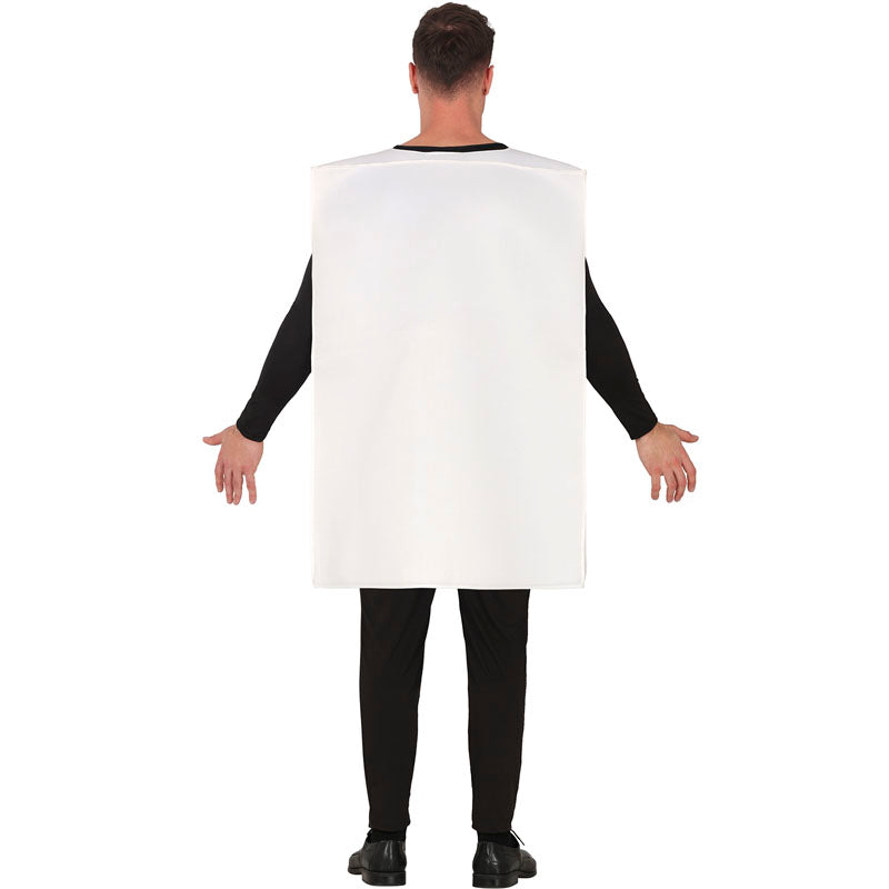 Disfraz de Alcoholímetro adulto unisex Espalda