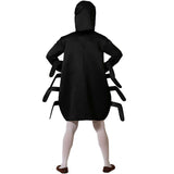 Disfraz de Araña negra adulto unisex Espalda