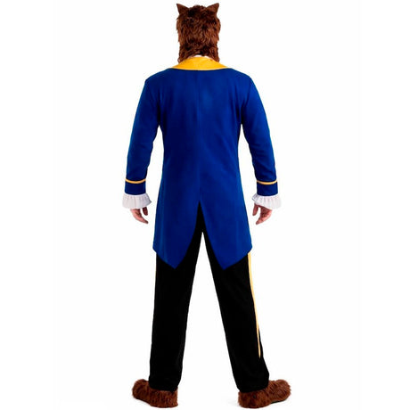 Disfraz de Bestia azul para hombre espalda