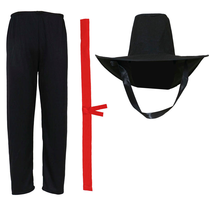 Disfraz de Black Demon para hombre Pieza tres