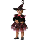 Disfraz de Bruja fucsia para bebé