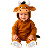 Disfraz de Buey marrón para bebé