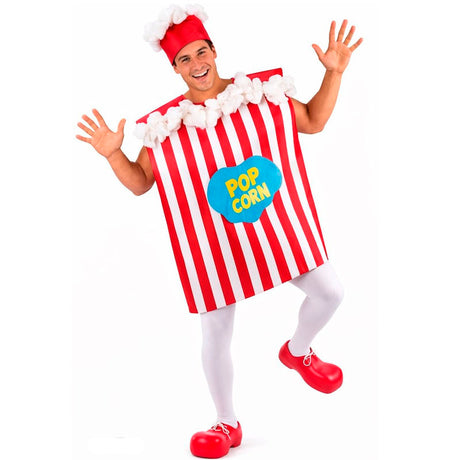Disfraz de Caja Palomitas para adulto