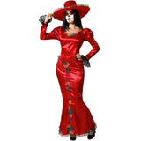 Disfraz de Catrina Escarlata para mujer