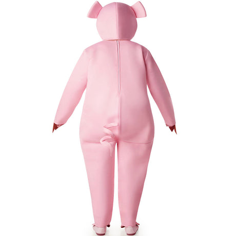 Disfraz de Cerdito gordinflón adulto unisex Espalda