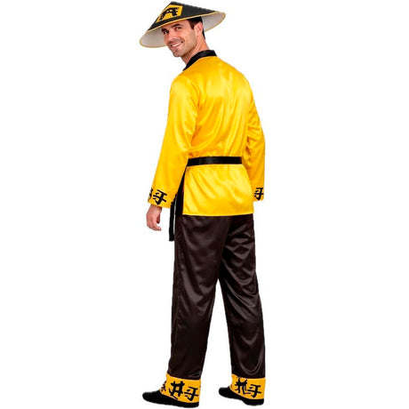Disfraz de Chino Amarillo espalda