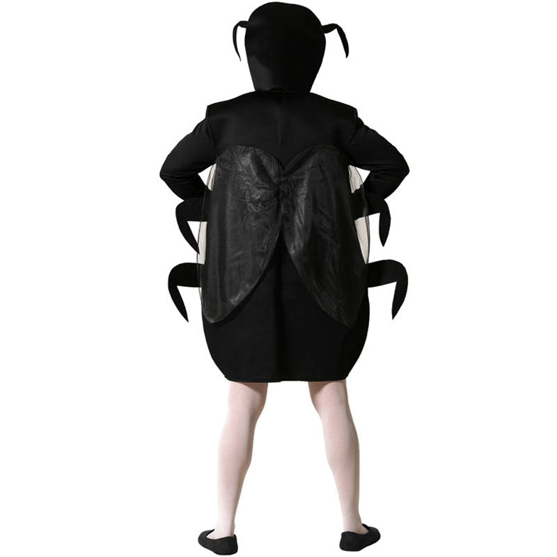 Disfraz de Cucaracha negra adulto unisex Espalda