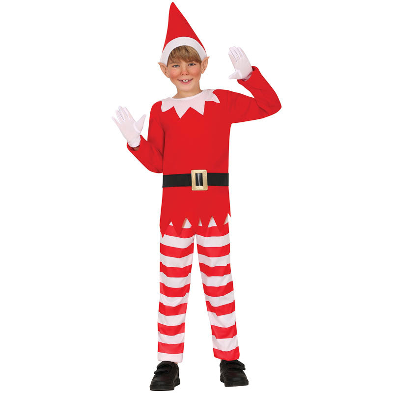 Disfraz de Elfo travieso de Navidad para niño