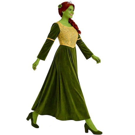 Disfraz de Fiona Shrek para mujer perfil