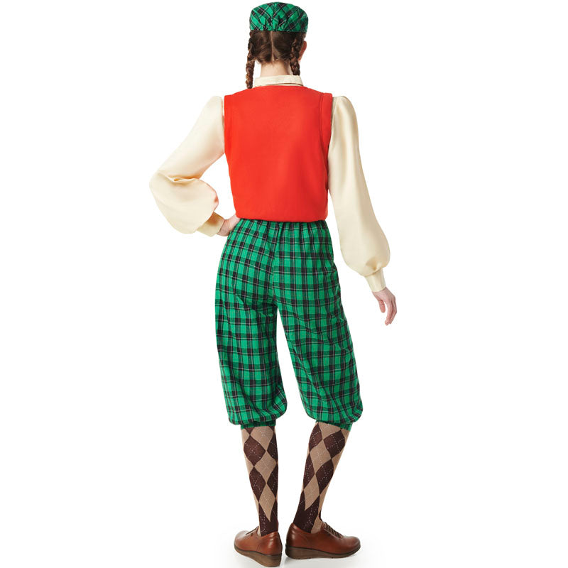 Disfraz de Jugadora de Golf para mujer Espalda