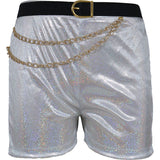 Disfraz de K-pop Silver Leader para mujer Pieza tres