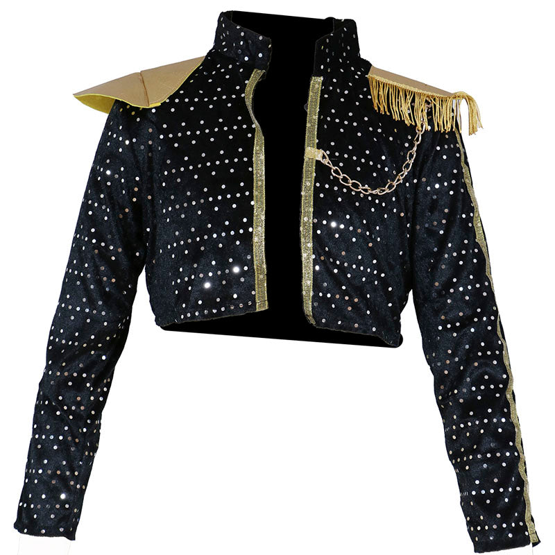 Disfraz de K-pop Silver Leader para niña Pieza uno