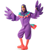 Disfraz de Loro morado adulto unisex