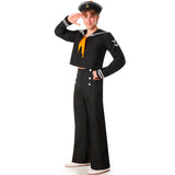 Disfraz de Marinero negro y blanco para hombre