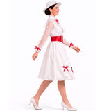 Disfraz de Mary Poppins mágica para mujer perfil