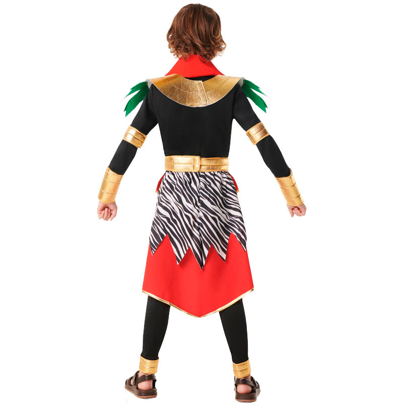 Disfraz de Masái Tanzania infantil Espalda