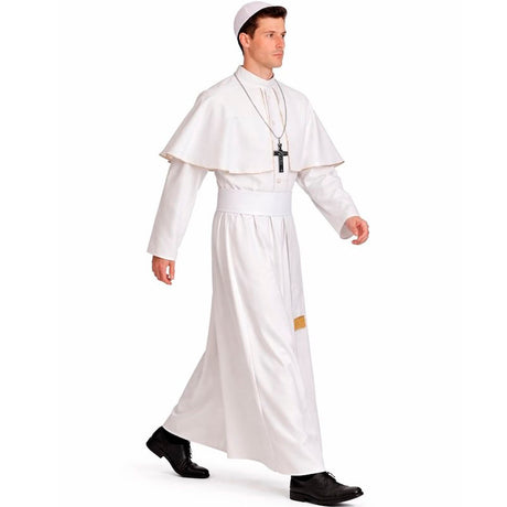 Disfraz de Papa de Roma Francisco para hombre perfil
