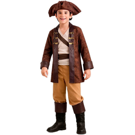 Disfraz de Pirata Black Sam para niño